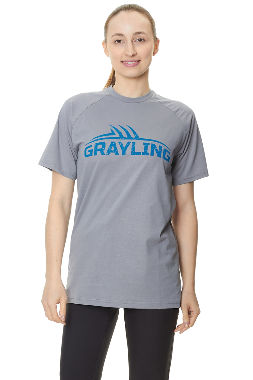 Футболка GRAYLING Logo T-Shirt (Лого) (хлопок, серый) GTS-02GR