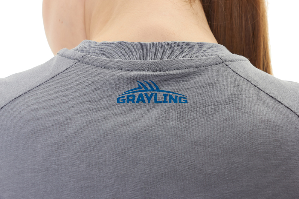 Футболка GRAYLING Logo T-Shirt (Лого) (хлопок, серый) GTS-02GR